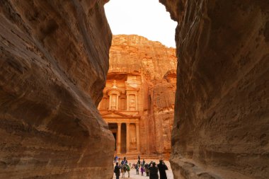 Kayıp şehir Petra'dan görünümlerini.