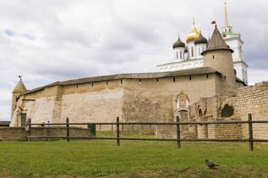 Kremlin Pskov şehir içinde.