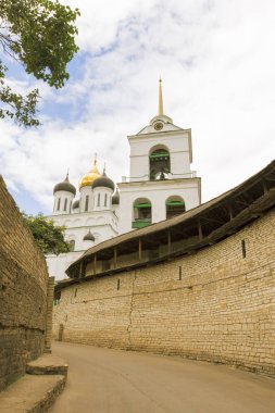 Kremlin Pskov şehir içinde.