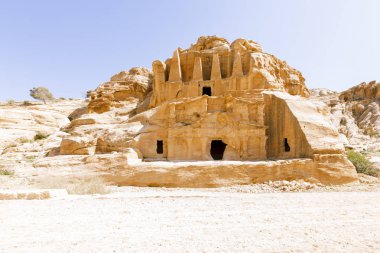 Kayıp şehir Petra'dan görünümlerini.