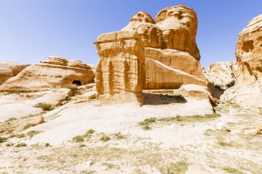 Kayıp şehir Petra'dan görünümlerini.