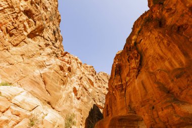 Kayıp şehir Petra'dan görünümlerini.