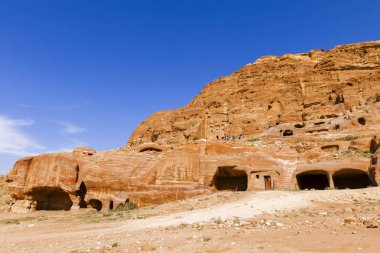 Kayıp şehir Petra'dan görünümlerini.