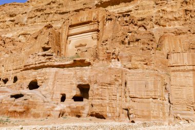 Kayıp şehir Petra'dan görünümlerini.