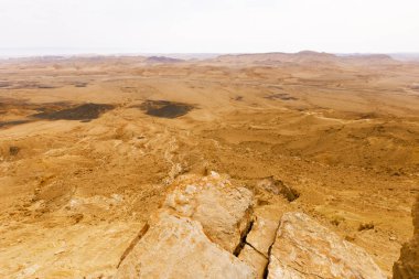 Çöl manzaraları İsrail.