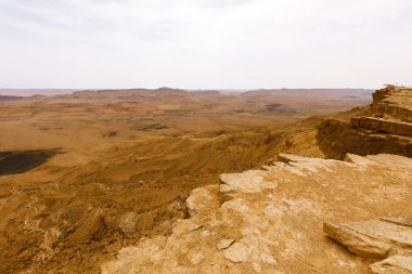 Çöl manzaraları İsrail.