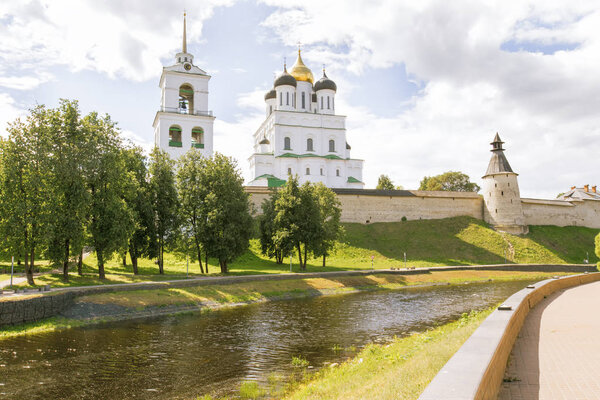 Kremlin in the city of Pskov.