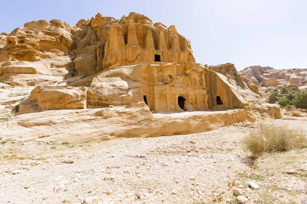 Utsikt över den förlorade staden Petra. — Stockfoto