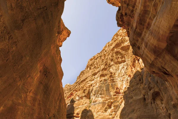 Vistas da Cidade Perdida de Petra . — Fotografia de Stock