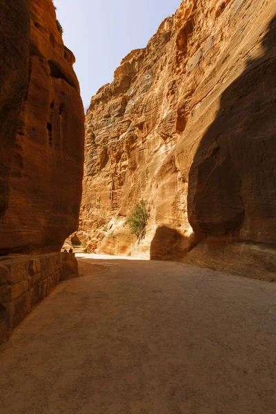 Vistas da Cidade Perdida de Petra . — Fotografia de Stock