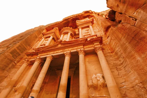 Uitzicht op de verloren stad Petra. — Stockfoto