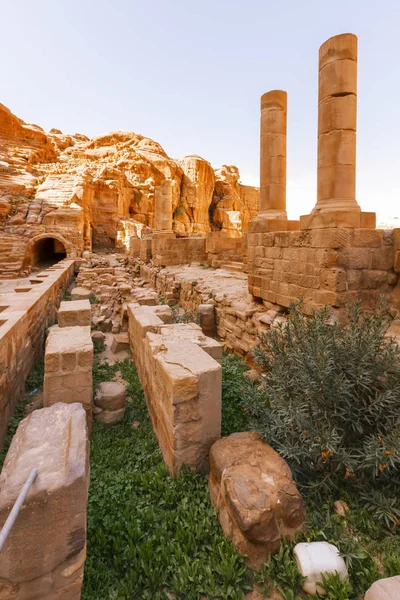Vistas de la Ciudad Perdida de Petra . — Foto de Stock
