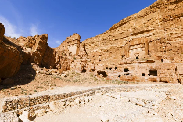 Vedute della città perduta di Petra . — Foto Stock