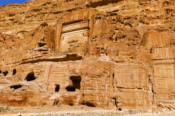 Utsikt över den förlorade staden Petra. — Stockfoto