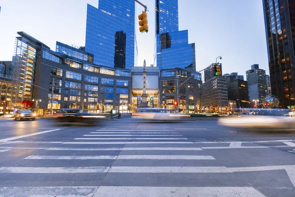 Centre Time Warner vu de Columbus Circle . — Photo