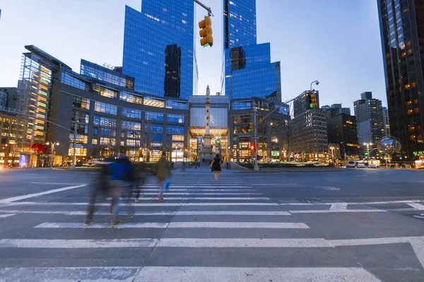 Time Warner Center visto de Columbus Circle . — Fotografia de Stock