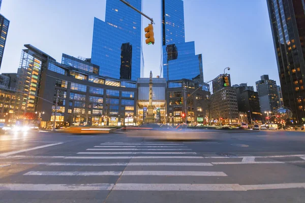 Time Warner Center z Columbus Circle. — Zdjęcie stockowe