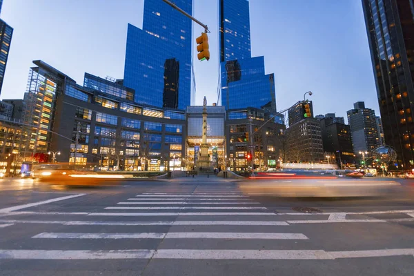 Time Warner Center visto de Columbus Circle . — Fotografia de Stock
