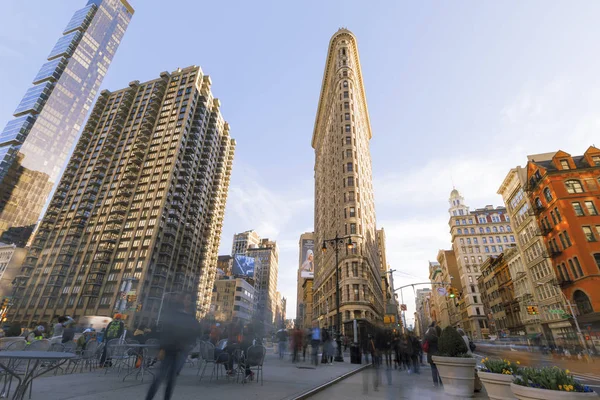 Vista do Edifício Flatiron em Nova York . — Fotografia de Stock