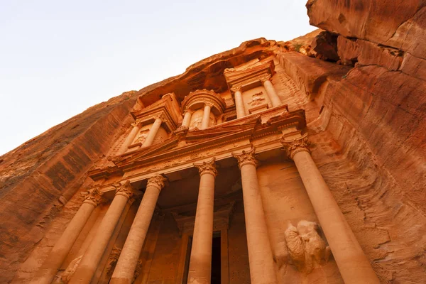 Uitzicht op de verloren stad Petra. — Stockfoto