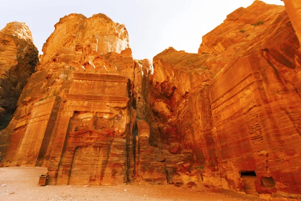 Vedute della città perduta di Petra . — Foto Stock