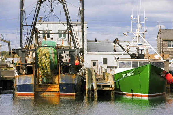 Łodzie rybackie w Galilei, Rhode Island. — Zdjęcie stockowe