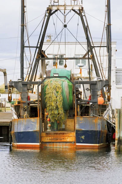 Barche da pesca in Galilea, Rhode Island . — Foto Stock