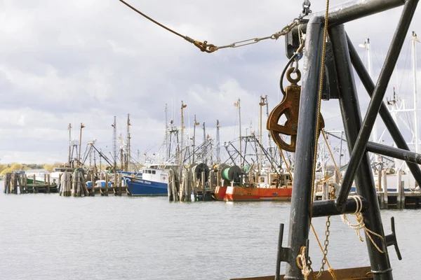 Rybářské lodě v Galileji, Rhode Island. — Stock fotografie