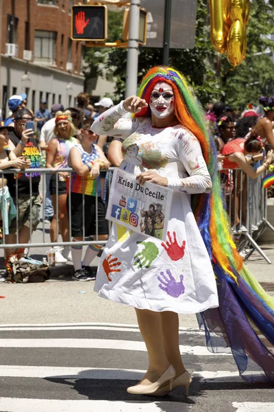 Parada do Orgulho LGBT em Nova York . — Fotografia de Stock