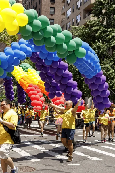 LGBTQ Pride Parade in Nyc. — Stockfoto