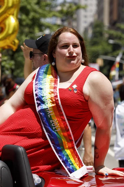 LGBTQ Pride Parade in NYC. — Stock Photo, Image