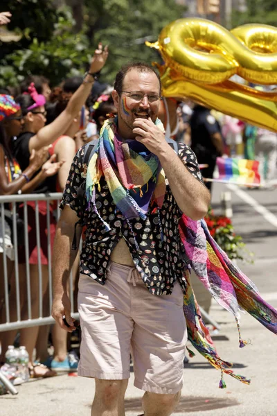 Parada do Orgulho LGBT em Nova York . — Fotografia de Stock