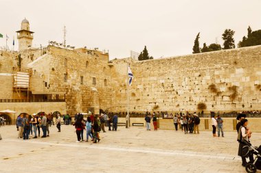 Western Wall nerede Yahudiler pr için izin verilen en kutsal yer