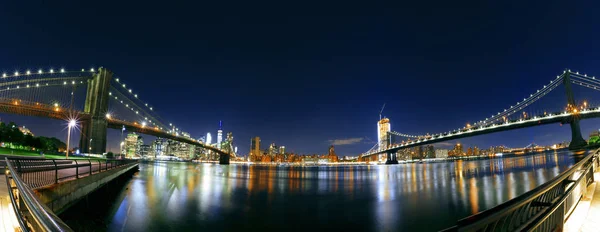 New York di notte. — Foto Stock