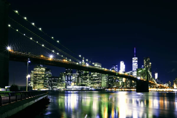 Nueva York por la noche. —  Fotos de Stock