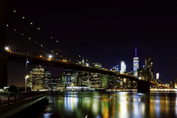 New York di notte. — Foto Stock