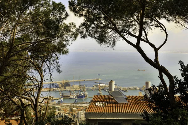 Blick auf haifa in israel. — Stockfoto