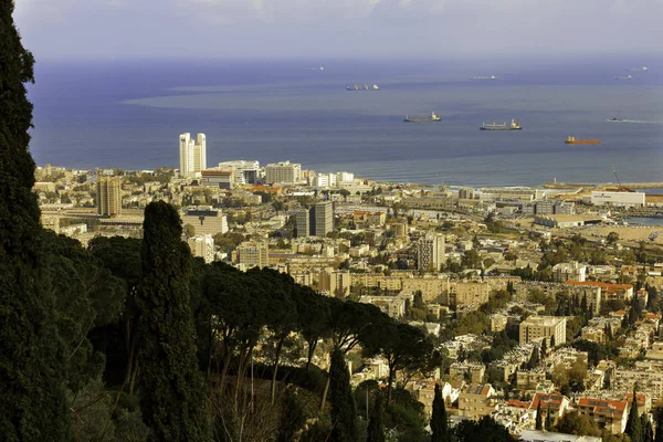 Blick auf haifa in israel. — Stockfoto