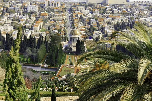 Kilátás nyílik a Haifa, Izrael. — Stock Fotó