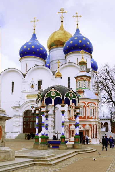 La Trinidad Lavra de San Sergio . — Foto de Stock