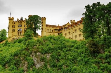 Bavyera Alpleri'nde Neuschwanstein Şatosu.