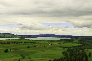 Bavyera Alp manzara.