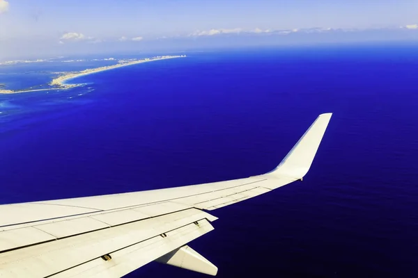 Letecký pohled na Mexický záliv. — Stock fotografie