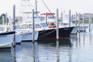 Celile, Rhode Island, ABD-Mayıs 11,2017: Celile Rhode Island en büyük balıkçılık filo için bir evim.