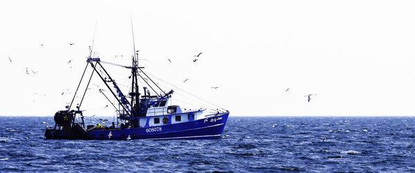 Галилея, Род-Айленд, США-11 мая 2017: Галилея является домом для крупнейшего рыболовного флота в Род-Айленде
.