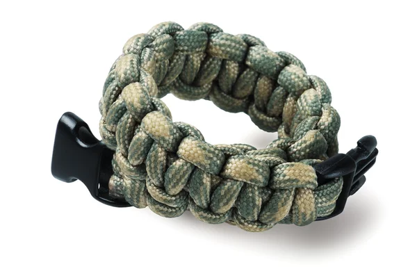 Para Cord Survival Bracelet — Stock Photo, Image