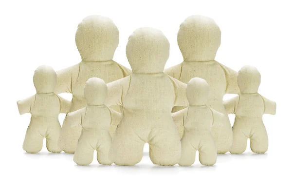 Dummy Figurines Conceito de família — Fotografia de Stock