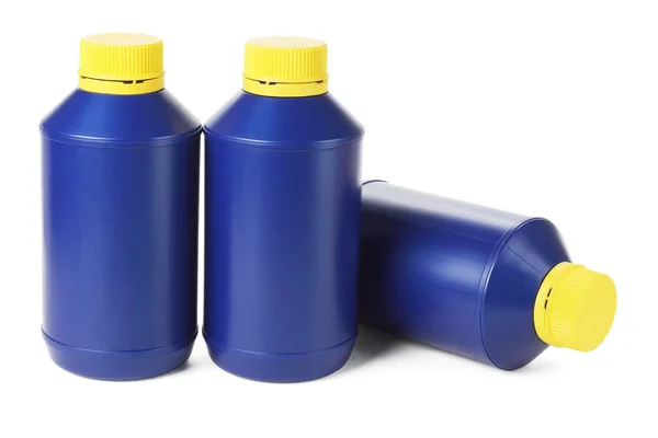 Blue Plastic Bottles — Stock Photo, Image