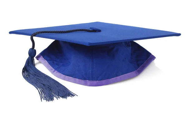 Blue Graduation Mortar Board — Stock Photo, Image
