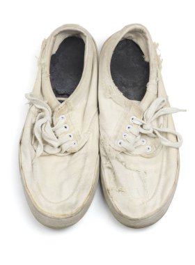 Ayakkabı yıpranmış Canvas 